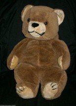 18&quot; BIG VINTAGE ANTICS BROWN TEDDY BEAR STUFFED ANIMAL PLUSH TOY POTBELL... - £44.09 GBP
