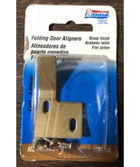 Folding Door Aligners (set of 2) with Brass Finish - $8.10