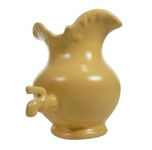 Vintage Pottery USA N157 Pale Yellow Pastel Ceramic Wall Pocket Vase With Spigot - £15.17 GBP