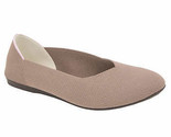 JSport Ladies Size 8 Flat Knit Slip on Shoe, Taupe  - $18.99