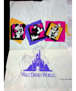 Vintage Large White Paper Bag from Walt Disney World - Preowned - £14.76 GBP