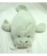 GANZ Webkinz SOFT LIGHT GRAY MANATEE 12&quot; Plush Stuffed Animal Toy - $272.72 MXN