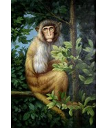 24x36 inches Monkey  stretched Oil Painting Canvas Art Wall Decor modern001 - $150.00