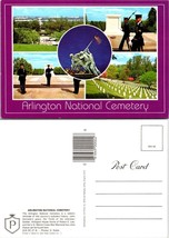 Virginia Arlington House Cemetery Tomb of the Unknown John Kennedy VTG Postcard - £7.42 GBP