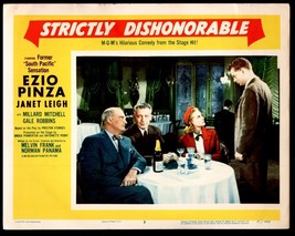 Strictly Dishonorable 11&quot;x14&quot; Lobby Card #3 Ezio Pinza Janet Leigh Millard Mi... - £32.62 GBP