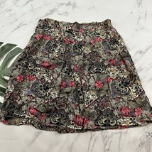 McNaughton Womens Vintage 90s Midi Skirt Plus Size 22 W Pink Green Flora... - $26.72