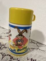 VINTAGE NESTLE QUIK BUNNY ALADDIN THERMOS INSULATED TUMBLER HOLDS 8 OZ - $18.69