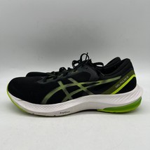 Asics Gel Pulse 13 1011B175 Mens Black Green Lace Up Running Shoes Size 10.5 - £38.94 GBP