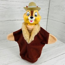 Disney Chip Rescue Rangers Hand Puppet Hat Sherpa Jacket Vinyage  Chipmu... - $29.99