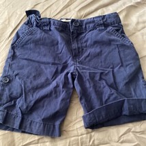 Cherokee Boys Shorts Size 7 / 8 Navy Blue Waist 24” - £2.84 GBP