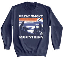 Great Smoky Mountains Pine Sunset Sweater Bear Eagle National Park Tenne... - $45.50+