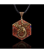 Red Jasper Dragon Pendant Necklace - $79.37 CAD
