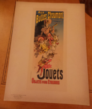 Original Vintage Maitres de L&#39;Affiche by Jules Cheret pl 185 Aux Buttes Chaumont - £196.91 GBP