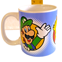 Super Mario Bros Coffee Mug Frankford Candy Mario, Luigi &amp; Peach Nintend... - £7.21 GBP