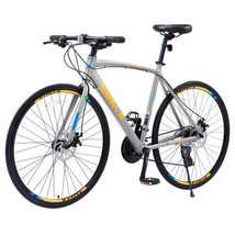 24 Speed Hybrid bike Disc Brake 700C Road Bike For men women&#39;s City Bicycle - £234.62 GBP