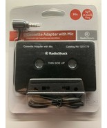 Radio Shack 3.5mm Audio Jack Cassette Adapter with Microphone RadioShack... - £19.65 GBP