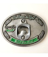 Beer Bottle Opener Belt Buckle Vintage Novelty Bottoms Up Quench Thirst ... - €30,18 EUR