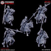 High Elves Dragon Calvary Fantasy Miniatures Proxy Army 32mm - £15.90 GBP