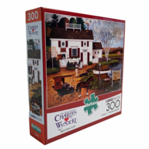 Charles Wysocki And Buffalo Games Puzzle Birch Point Cove 300 Piece Exce... - $10.58