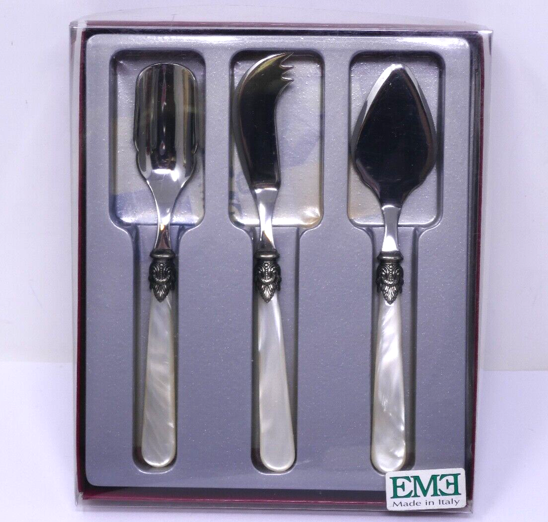 EME INOX Italy Napoleon Tapas Stainless Cheese Serving Set - $32.66