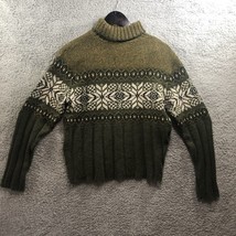 Sweater Project Geometric Acrylic Turtle Neck Sweater Multicolor Womens ... - $20.00