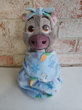 Disney Park Babies Sven Frozen Plush Stuffed Animal Blanket Pouch Reindeer - £18.98 GBP