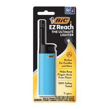 BIC EZ Reach Lighter with Extended Wand, 4-1/4&quot;H x 1&quot; W x 1/2&quot; D, Assorted - £7.95 GBP