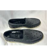 Sperry Top-Sider Black EVA Slip-On Clogs Shoes Faux Fur Lined Non-Markin... - $22.38 CAD