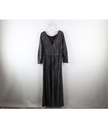 Vtg 70s Streetwear Womens 14 Distressed Metallic Bell Bottoms Romper Sui... - $162.41 CAD