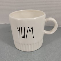  Rae Dunn MAGENTA Stone Ware Mug YUM 16oz Artisan Collection  - £6.47 GBP