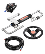VEVOR 90HP Hydraulic Outboard Steering Kit, Marine Hydraulic Steering Sy... - $328.99