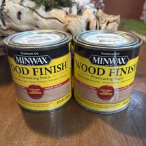 2 NEW Minwax Pickled Oak 260 Wood Finish Oil-Based Wood Stain 8 oz 1/2 Pint - $49.49