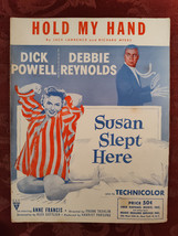 RARE Sheet Music Hold My Hand Dick Powell Debbie Reynolds Lawrence Myers 1950 - £12.90 GBP