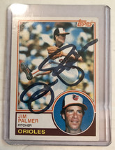 Jim Palmer Signed Autographed 1983 Topps Baseball Card - Baltimore Orioles - £14.93 GBP