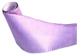 Pearlized Light Purple Snake Skin Snakeskin Elaphe Hide Leather Craft Su... - $8.90+