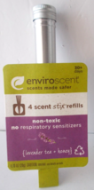 ENVIROSCENT 4 Refill Sticks Non-Toxic Lavender Tea Honey  8 oz - £5.62 GBP