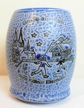 Christmas Mug Ice Magic Grube aus Koln Vom Kolner Eiszauber Blue Germany B - $14.85