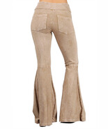 Women&#39;s Chatoyant French Terry Bell Bottom Yoga Pants with Pockets Made ... - $858.35 MXN