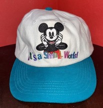 RARE Official Disneyana Convention 2000 “It&#39;s a Small World” Mickey Hat Cap - £11.35 GBP
