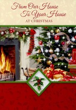 From Our House To Your House At Christmas - Christmas Greeting Card - 20739 - $2.79