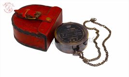 Antique Flat Pocket Compass with to My King-Never Forget That I Love You Forever - £35.95 GBP