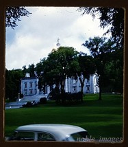1957 Montpelier Vermont, State Capitol, Car Red-Border Kodachrome Stereo Slide - £2.72 GBP