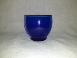 COBALT BLUE GLASS VOTIVE CANDLE HOLDER - $7.50