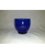 COBALT BLUE GLASS VOTIVE CANDLE HOLDER - $7.50