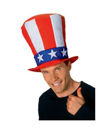 Rubies Uncle Sam Stovepipe Hat Unisex Costume Accessory One Size Fits Mo... - $343.99 MXN Rubies Uncle Sam Stovepipe Hat Unisex Costume Accessory One Size Fits Mo... - $343.99 MXN