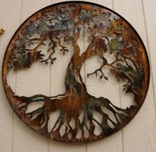 Tree of Life - Metal Wall Art - Copper 34&quot; - £194.22 GBP
