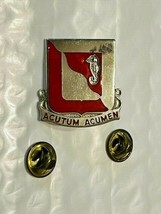 US Military 19th Engineer Battalion Insignia DUI Pin - Acutum Acumen - $10.00