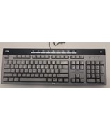 HP 5187-1767 Keyboard , PS/2, KB-0228 , Gray/Silver , Hotkeys/ Media But... - €6,68 EUR