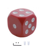 Red Dice Gear Shift Knob Lever Handle Column Floor Shifter Hot Rat Stree... - $11.26