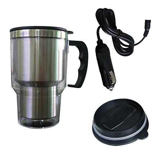 Fine Life Heated Travel Mug with Car Charger - $6.66
